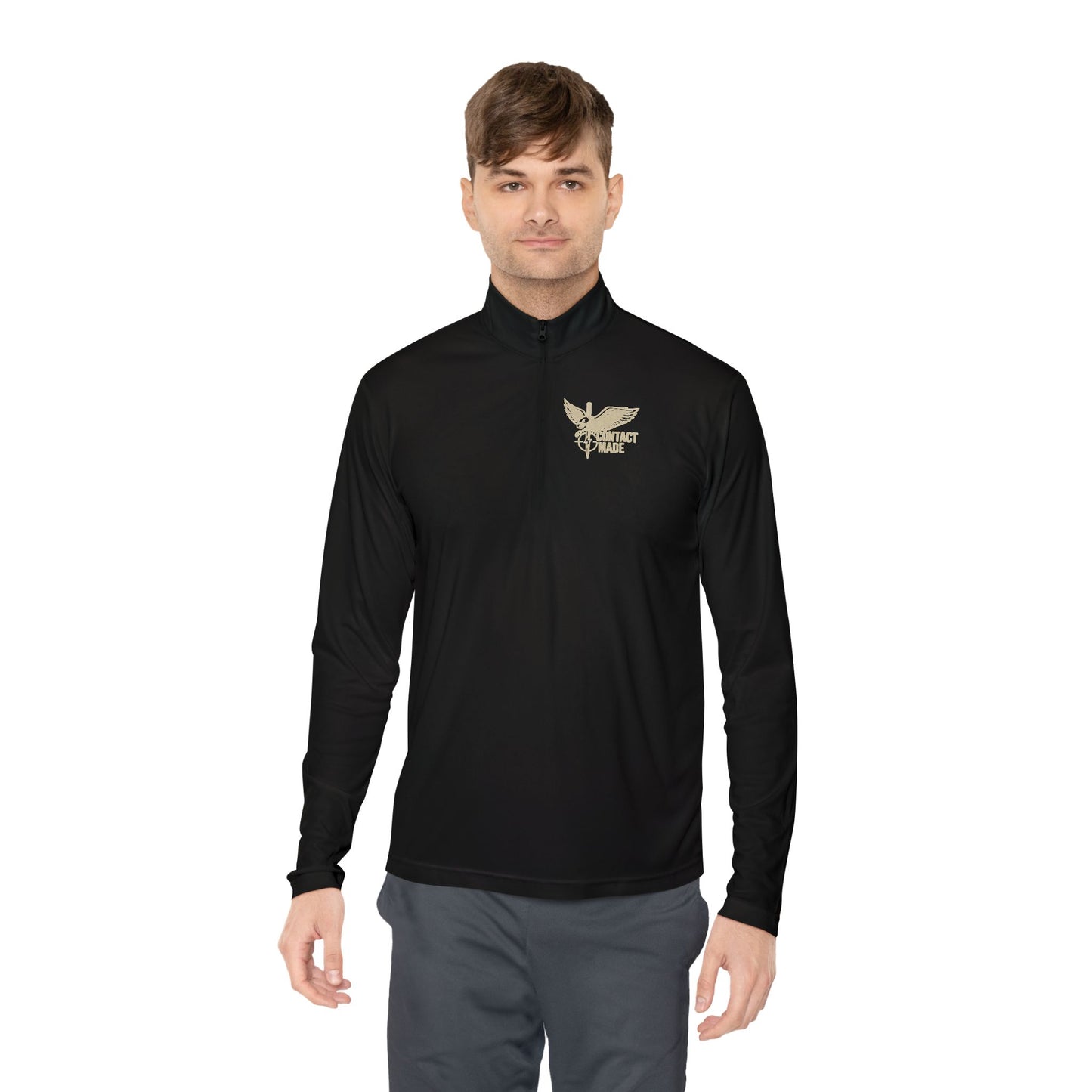 Contact Made Quarter-Zip – Built for the Grind, Ready for Contact