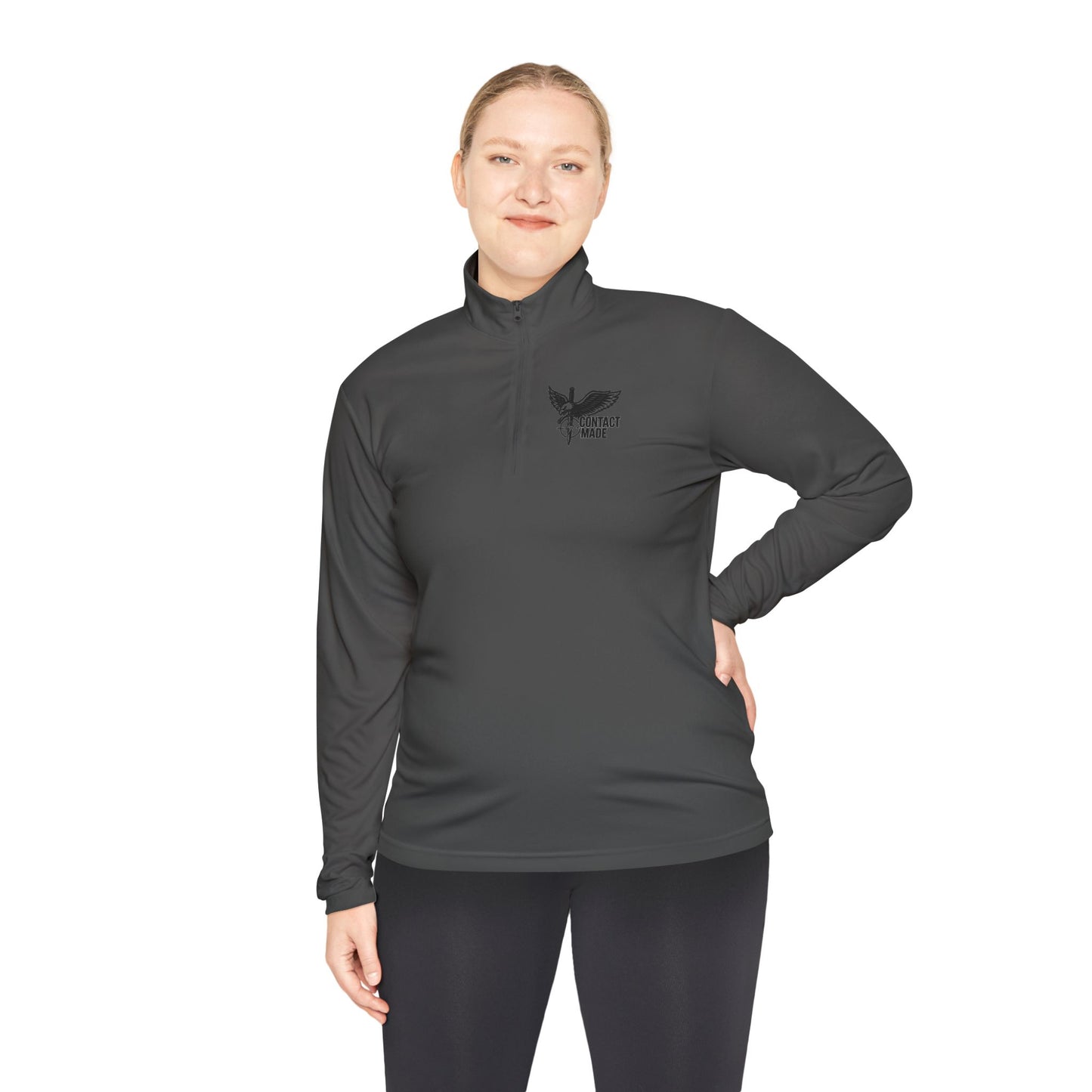 Contact Made Quarter-Zip – Built for the Grind, Ready for Contact