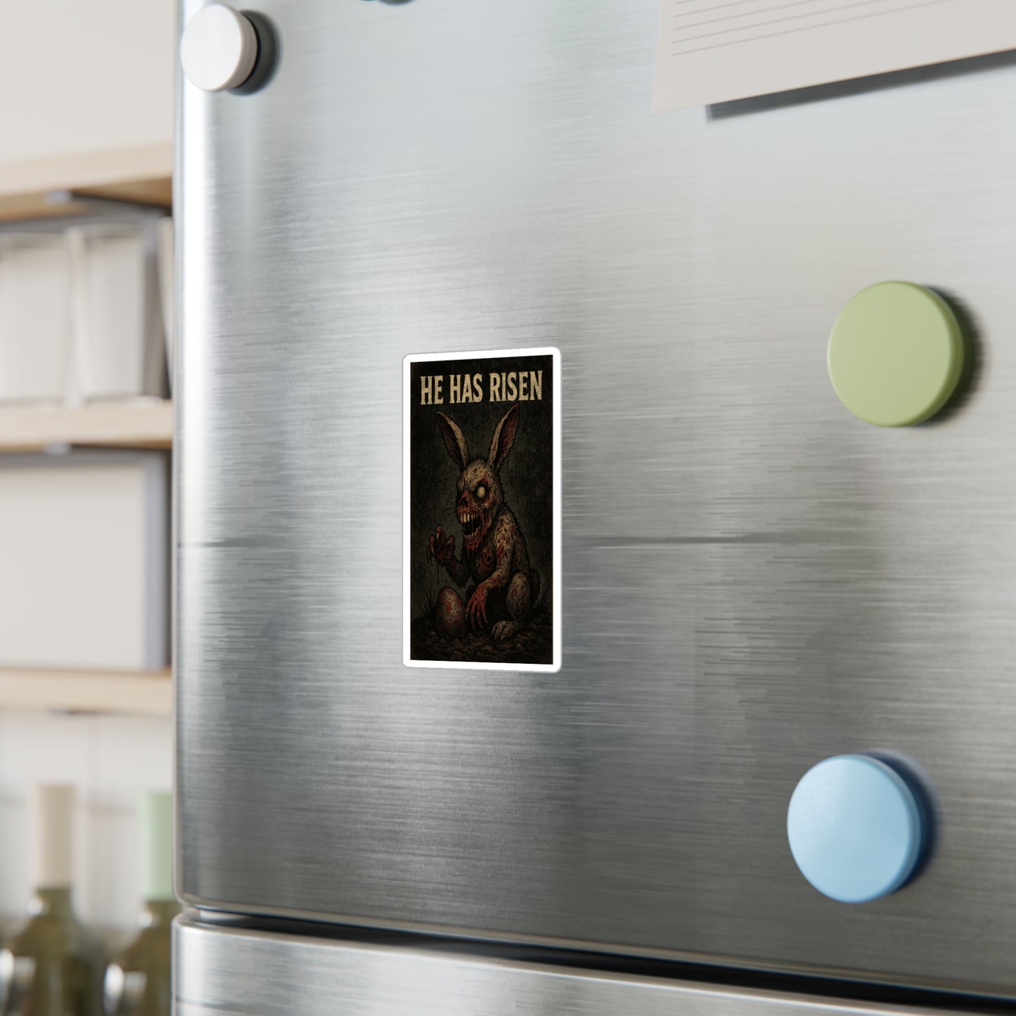 He Has Risen Sticker – Easter’s Final Boss