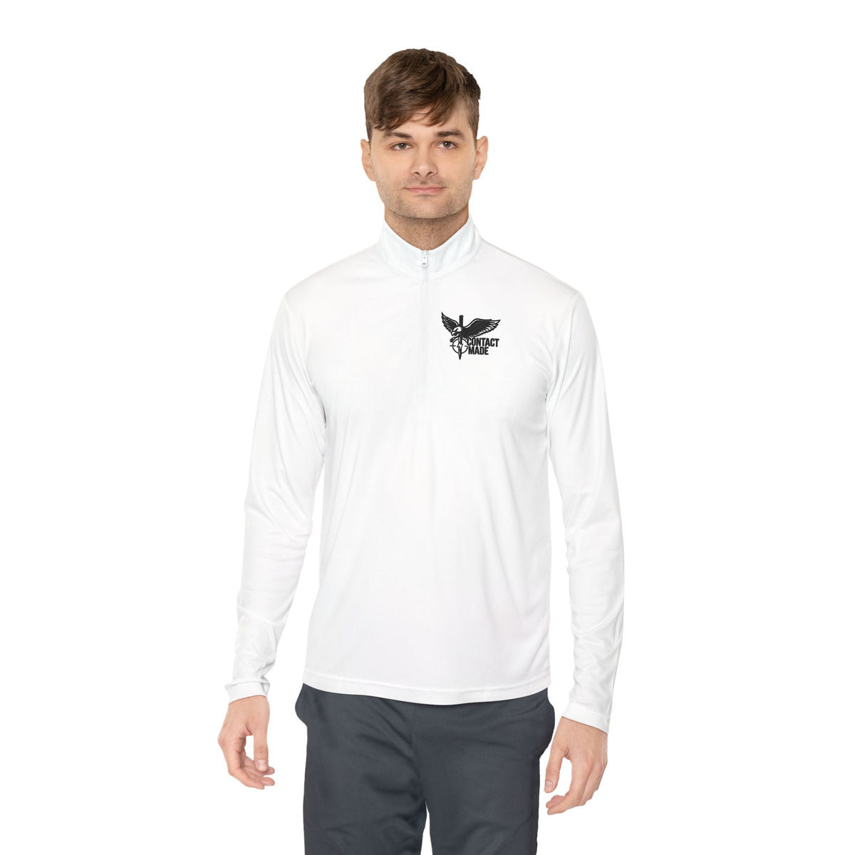 Contact Made Quarter-Zip – Built for the Grind, Ready for Contact