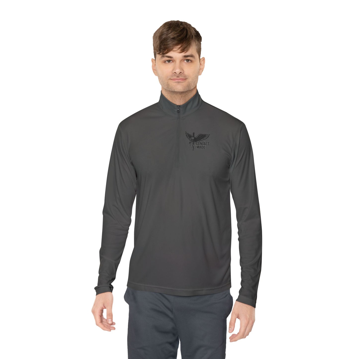 Contact Made Quarter-Zip – Built for the Grind, Ready for Contact