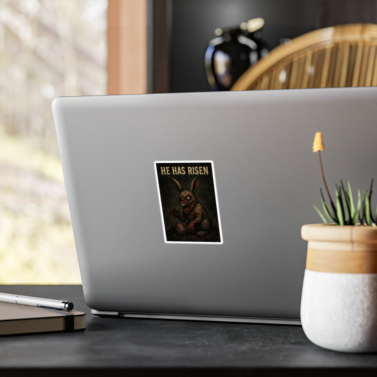 He Has Risen Sticker – Easter’s Final Boss