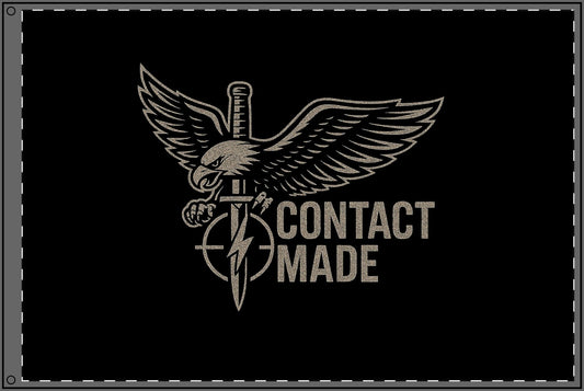 Contact Made “Mission Standard” Reversible Flag