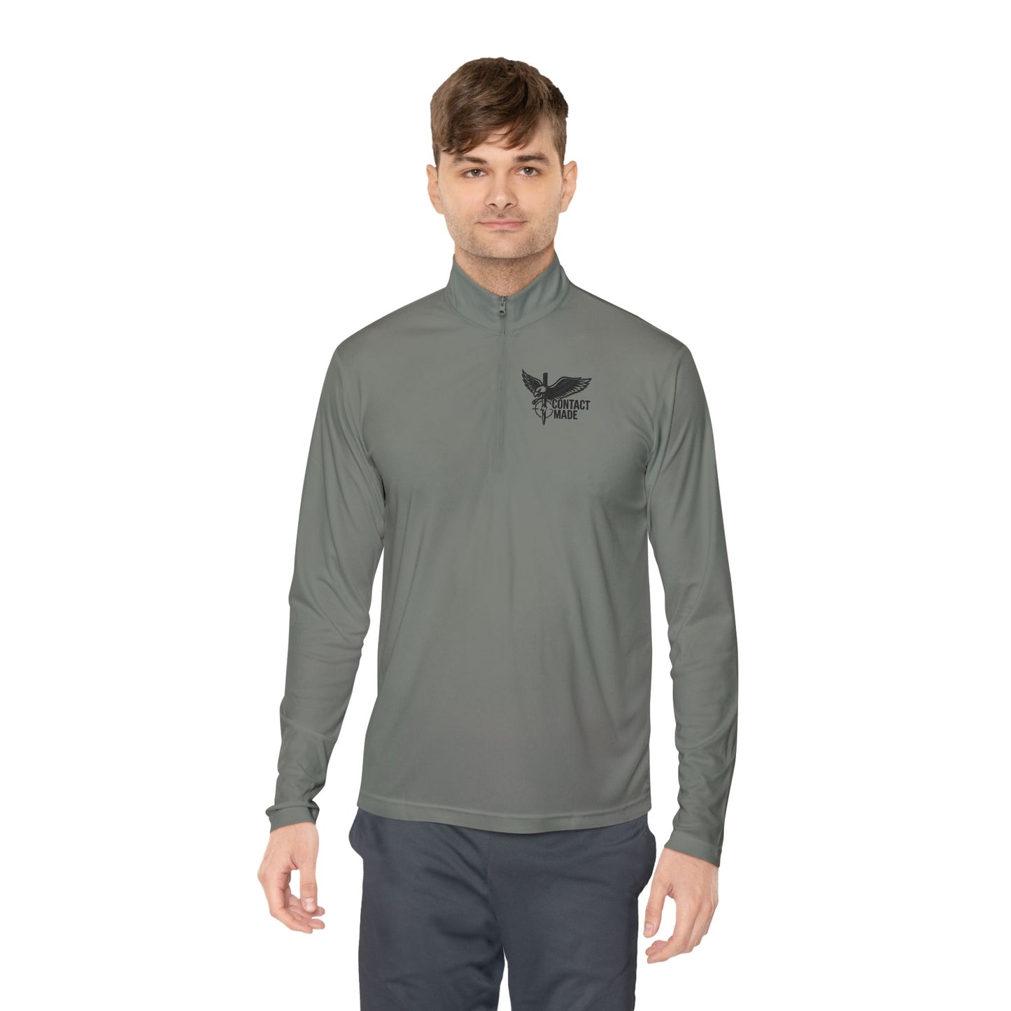 Contact Made Quarter-Zip – Built for the Grind, Ready for Contact