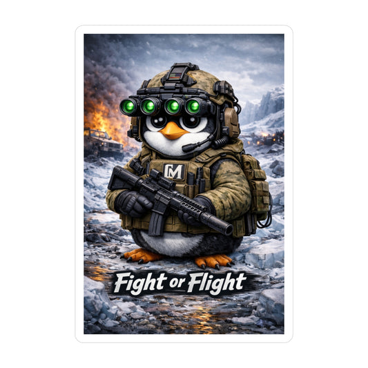 Fight or Flight-less Sticker